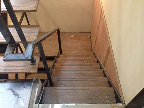 彰化縣鐵樓梯安裝施工