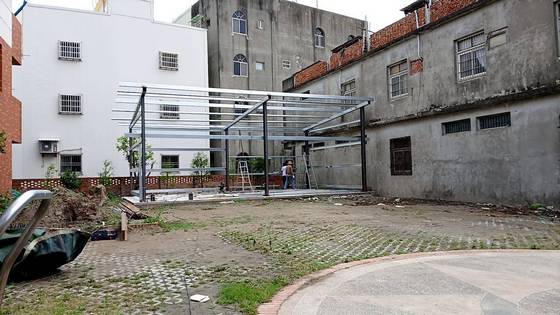 彰化秀水車庫搭建鐵皮屋