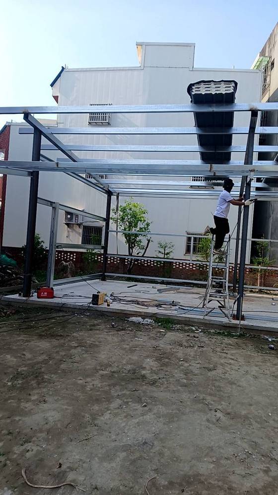 彰化秀水車庫搭建鐵皮屋