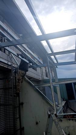 台中大肚區搭建鐵皮屋