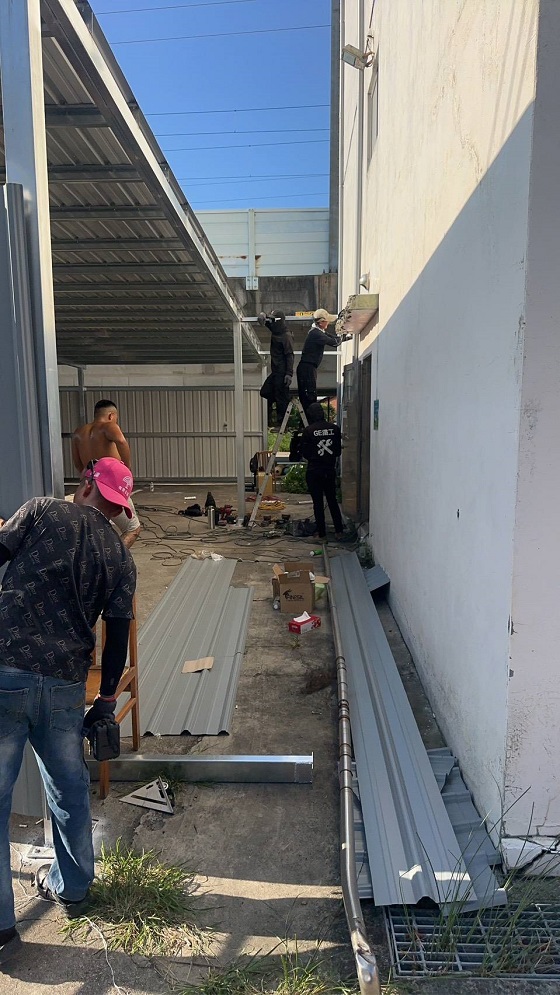 苗栗造橋鄉 搭建機車場蓋鐵皮屋