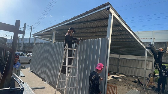 苗栗造橋鄉 搭建機車場蓋鐵皮屋