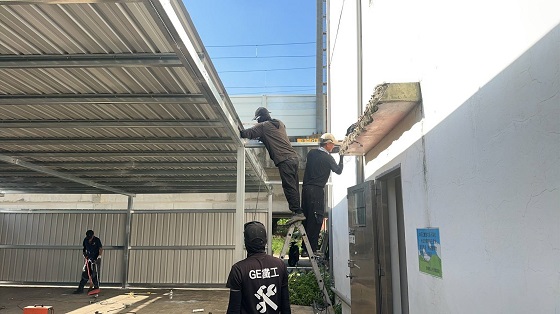 苗栗造橋鄉 搭建機車場蓋鐵皮屋